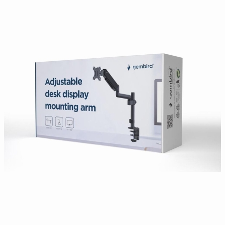 Gembird Adjustable desk display mounting