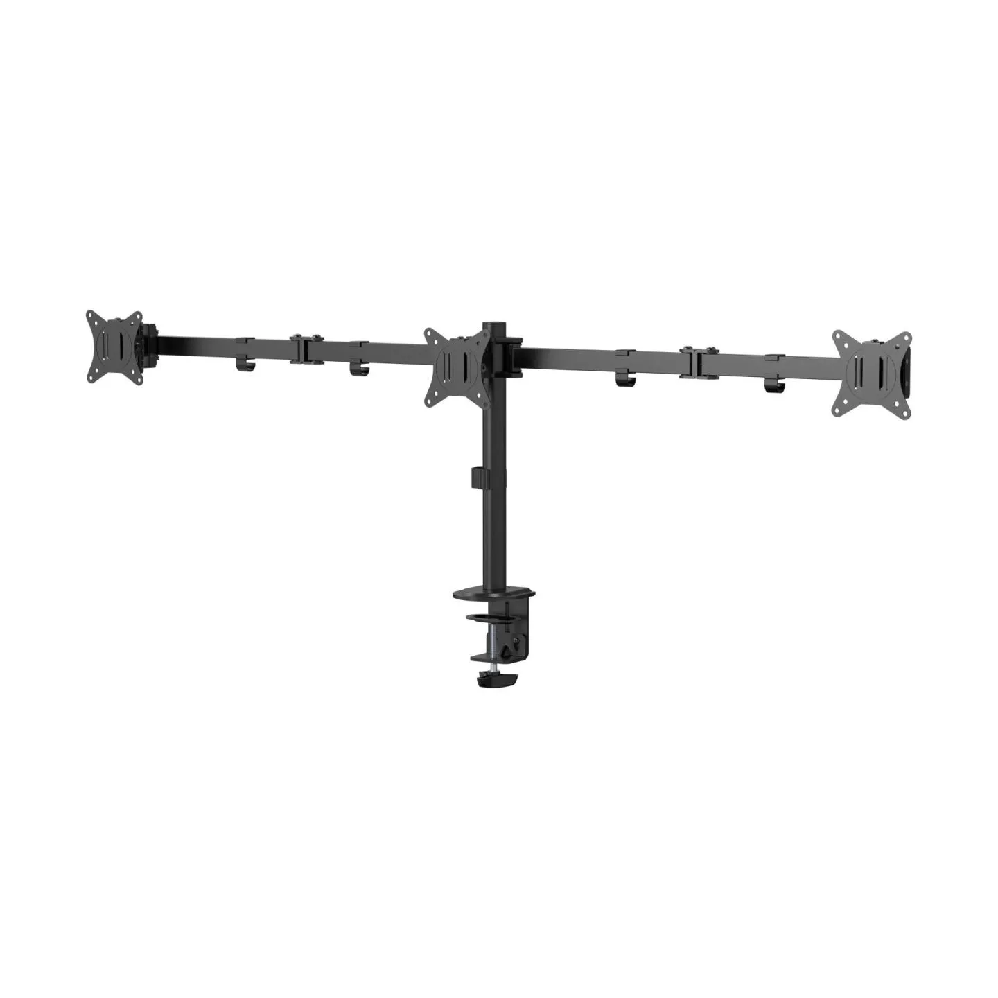 Gembird Adjustable desk 3-display mounting arm (rotate, tilt, swivel), 17 inches - 27 inches, up to 7 kg