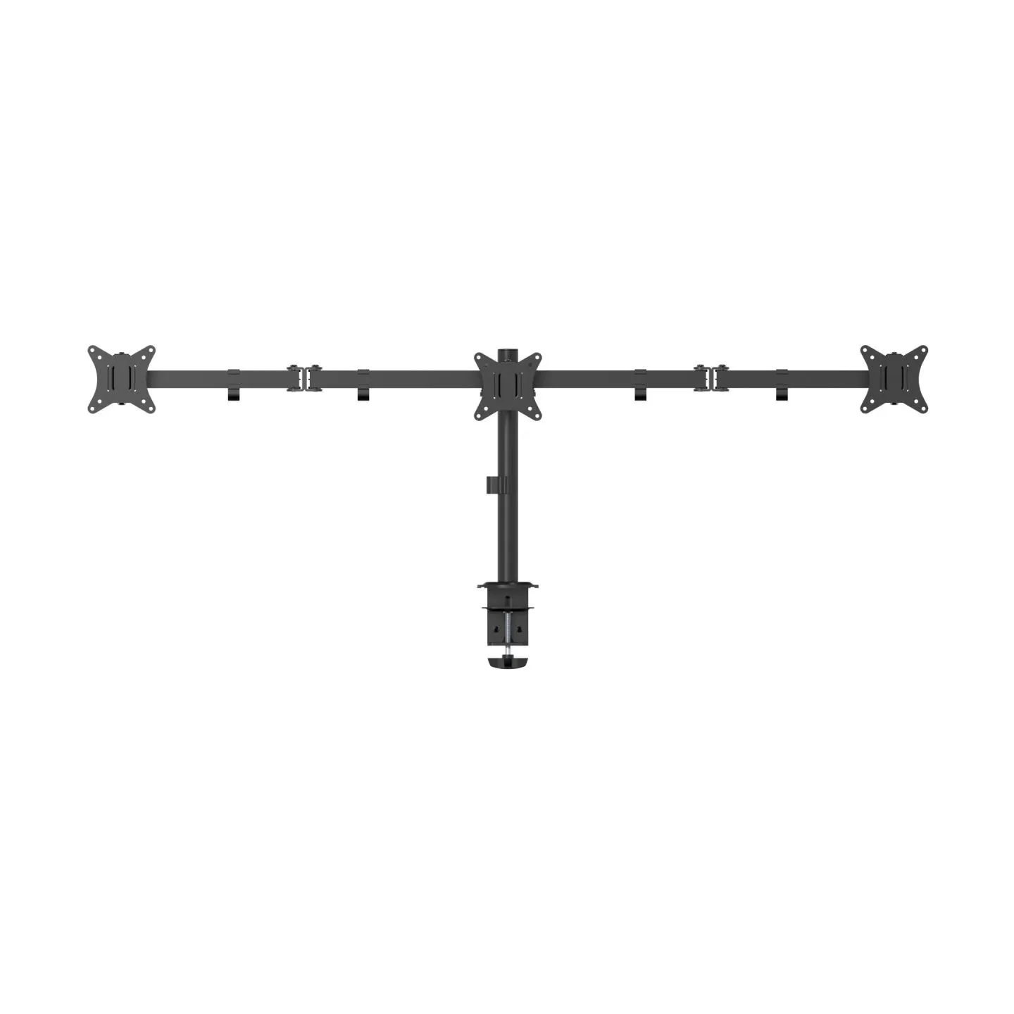 Gembird Adjustable desk 3-display mounting arm (rotate, tilt, swivel), 17 inches - 27 inches, up to 7 kg