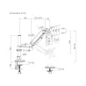 Gembird DISPLAY ACC MOUNTING ARM/17-32" MA-DA1P-02 GEMBIRD