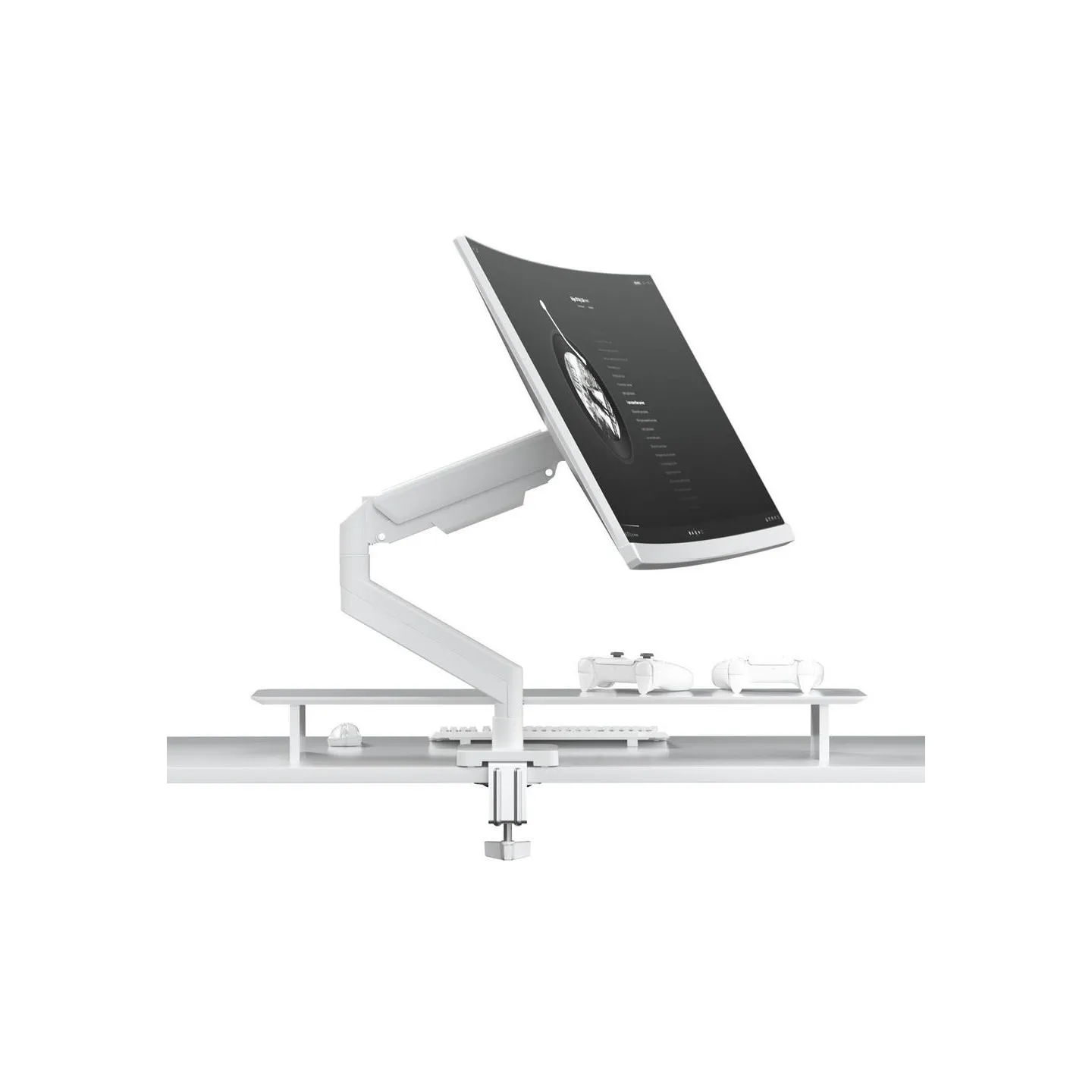Gembird DISPLAY ACC MOUNTING ARM/17-32" WH MA-DA1-04-W GEMBIRD