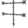 Gembird Adjustable desk 4-display arm