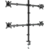 Gembird Adjustable desk 4-display arm