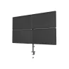 Gembird Adjustable desk 4-display arm
