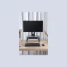 Gembird DISPLAY ACC ADJUSTABLE STAND/RECTGL MS-TABLE-D-01 GEMBIRD