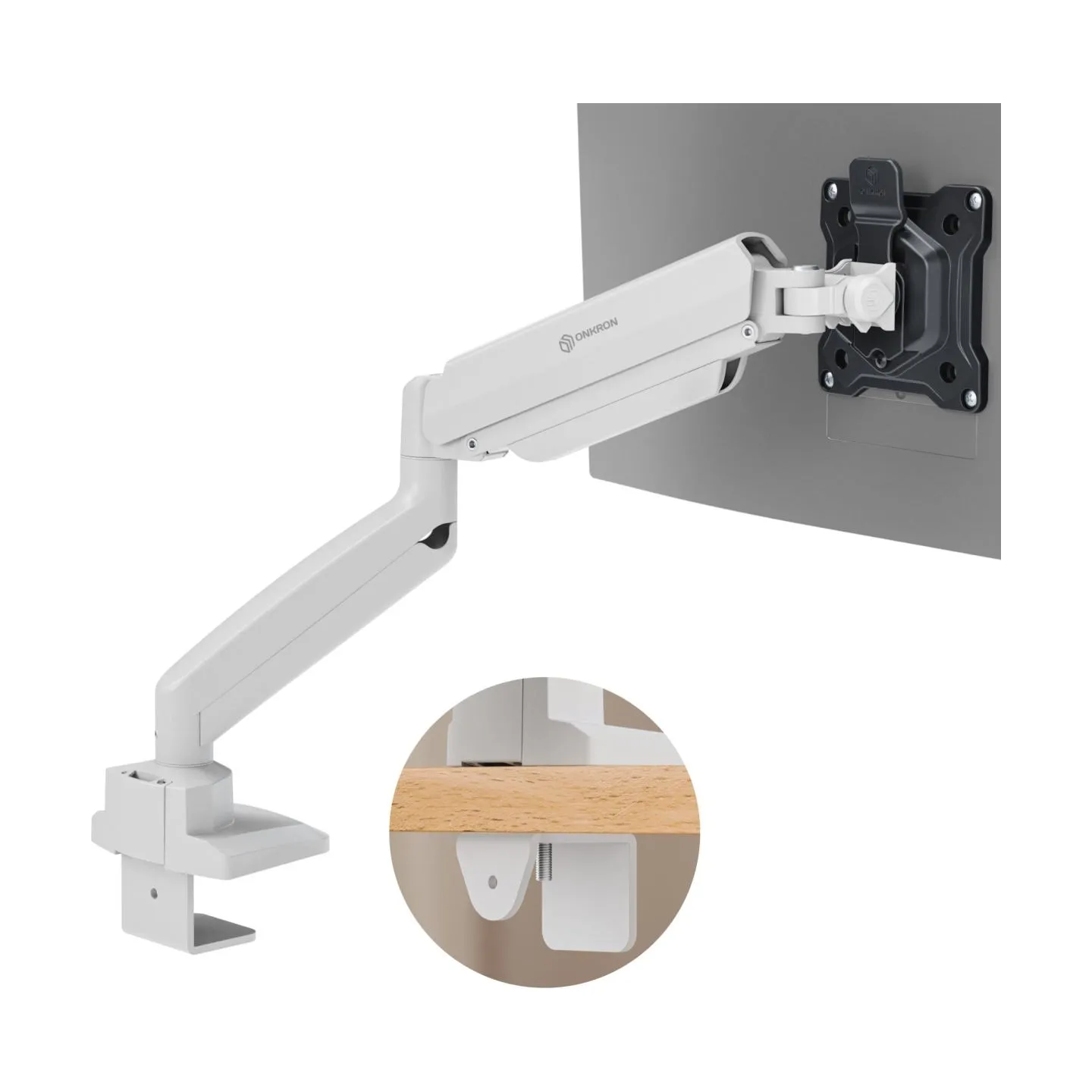 Onkron MONITOR ACC DESK MOUNT/13-32" BLK/WHT G80-BW ONKRON