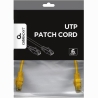 Gembird PATCH CABLE CAT6 UTP 0.25M/YELLOW PP6U-0.25M/Y GEMBIRD
