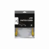 Gembird PATCH CABLE CAT6 UTP 0.25M/YELLOW PP6U-0.25M/Y GEMBIRD