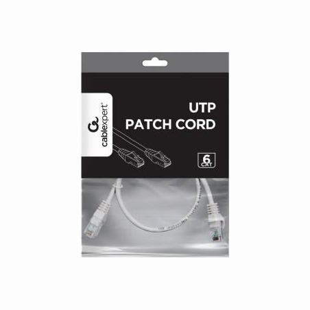 Gembird PATCH CABLE CAT6 UTP 0.5M/GREY PP6U-0.5M GEMBIRD