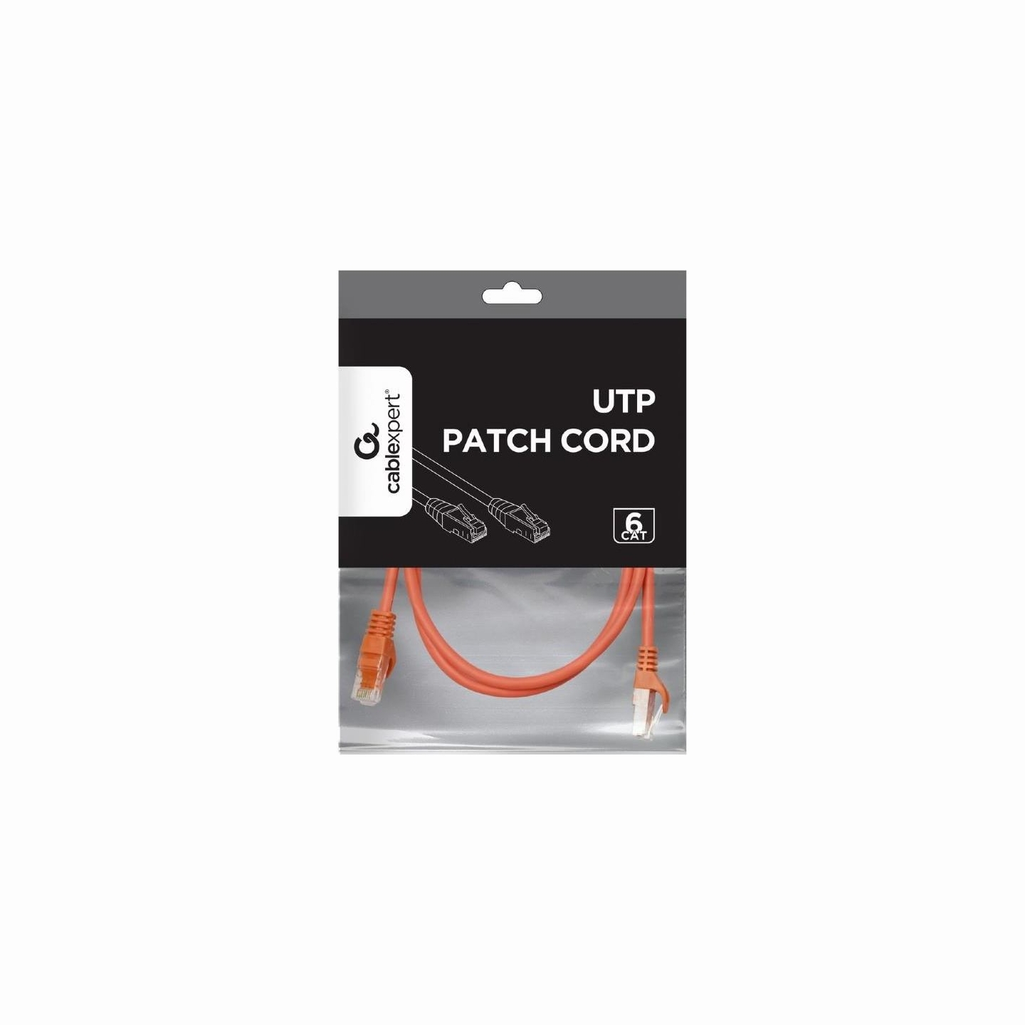 Gembird PATCH CABLE CAT6 UTP 1M/RED PP6U-1M/R GEMBIRD