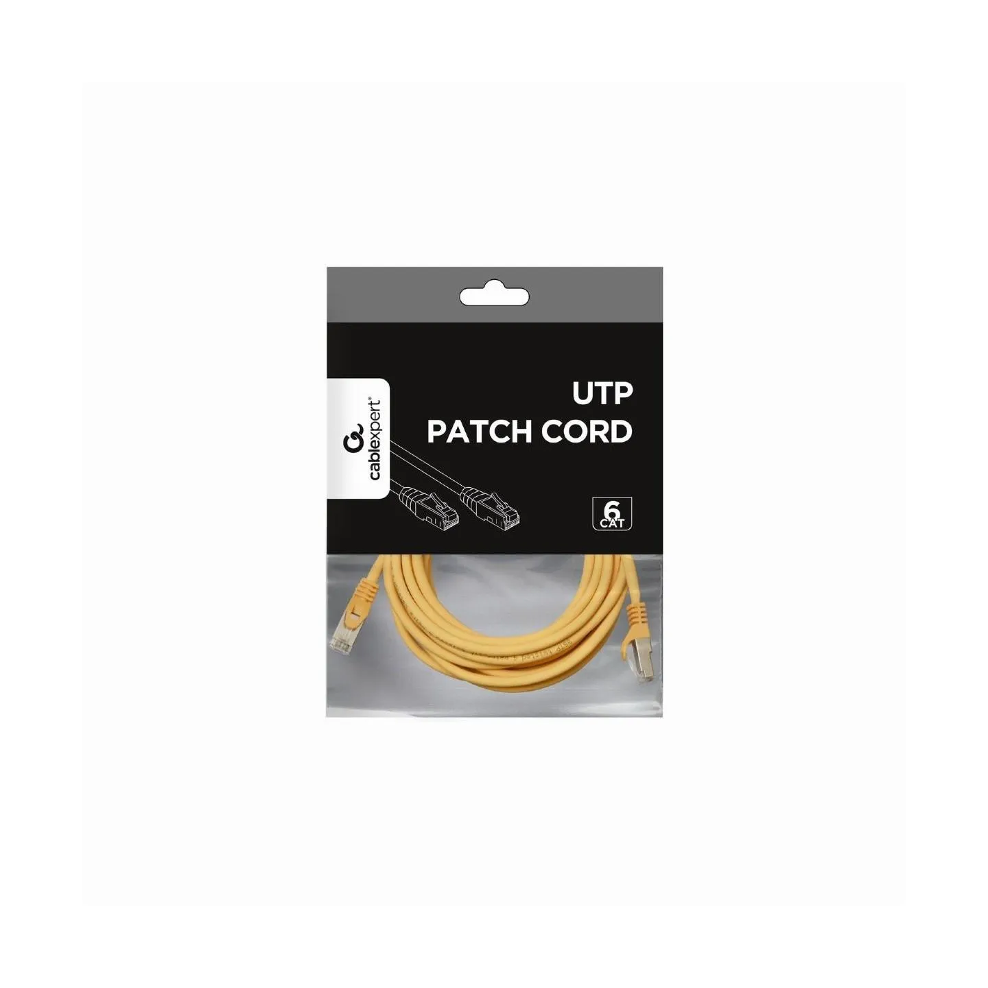 Gembird PATCH CABLE CAT6 UTP 3M/YELLOW PP6U-3M/Y GEMBIRD