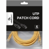 Gembird PATCH CABLE CAT6 UTP 3M/YELLOW PP6U-3M/Y GEMBIRD