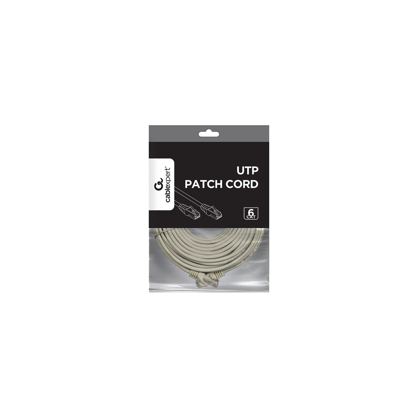Gembird PATCH CABLE CAT6 UTP 20M/GREY PP6U-20M GEMBIRD