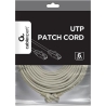 Gembird PATCH CABLE CAT6 UTP 20M/GREY PP6U-20M GEMBIRD