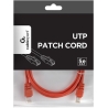 Gembird PATCH CABLE CAT5E UTP 1.5M/RED PP12-1.5M/R GEMBIRD
