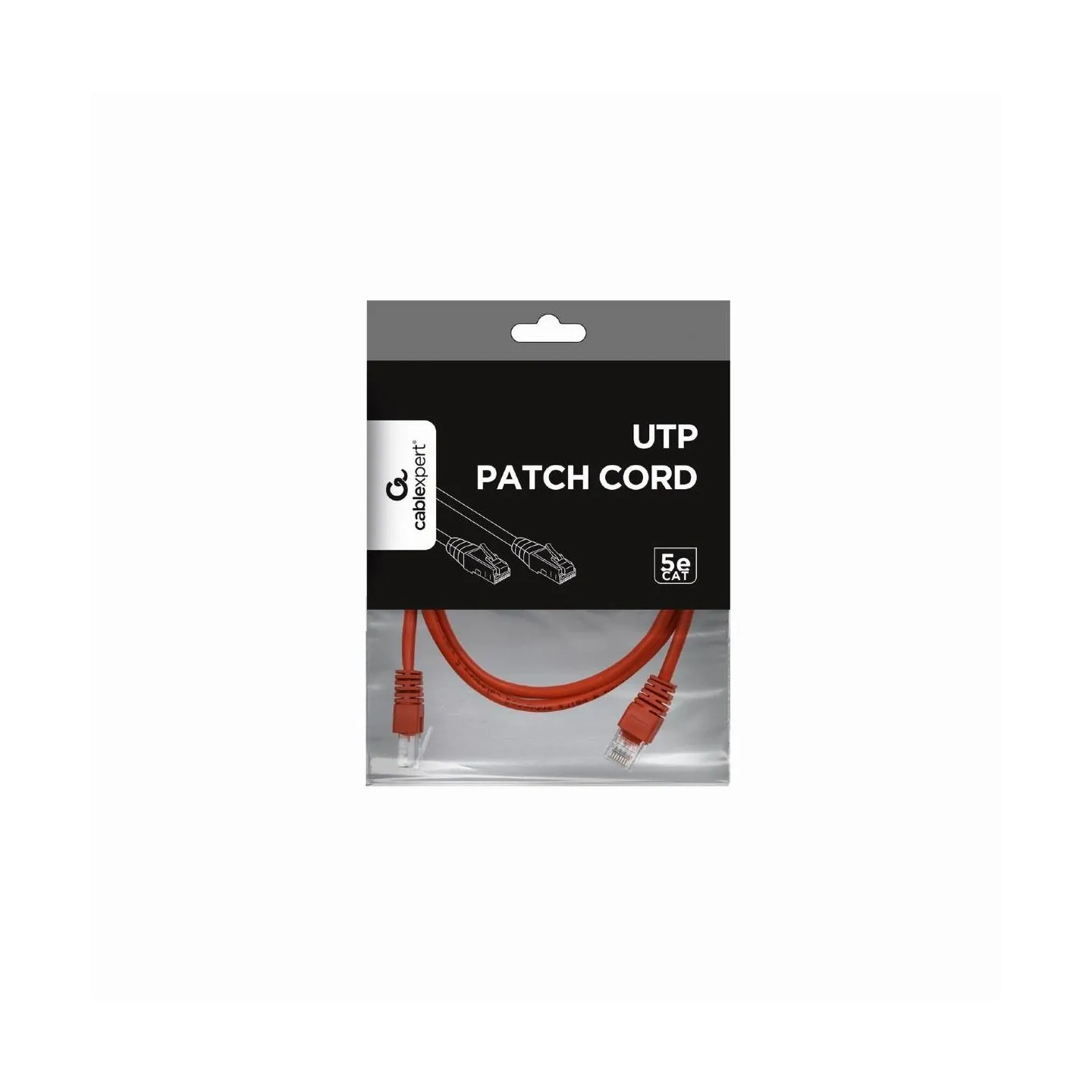 Gembird PATCH CABLE CAT5E UTP 2M/RED PP12-2M/R GEMBIRD