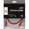 Gembird PATCH CABLE CAT5E UTP 2M/RED PP12-2M/R GEMBIRD