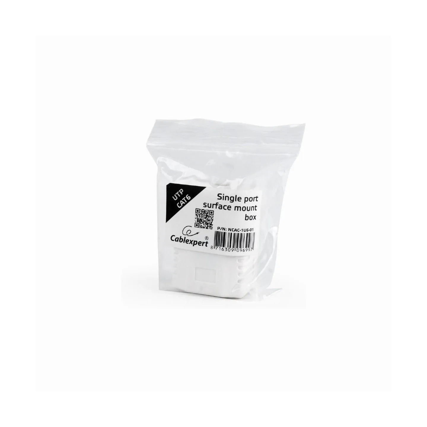 Gembird CABLE ACC MOUNT BOX CAT6 UPT/NCAC-1U6-01 GEMBIRD