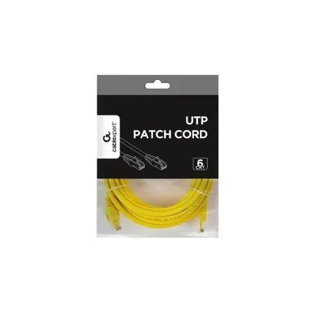 Gembird PATCH CABLE CAT6 UTP 5M/YELLOW PP6U-5M/Y GEMBIRD