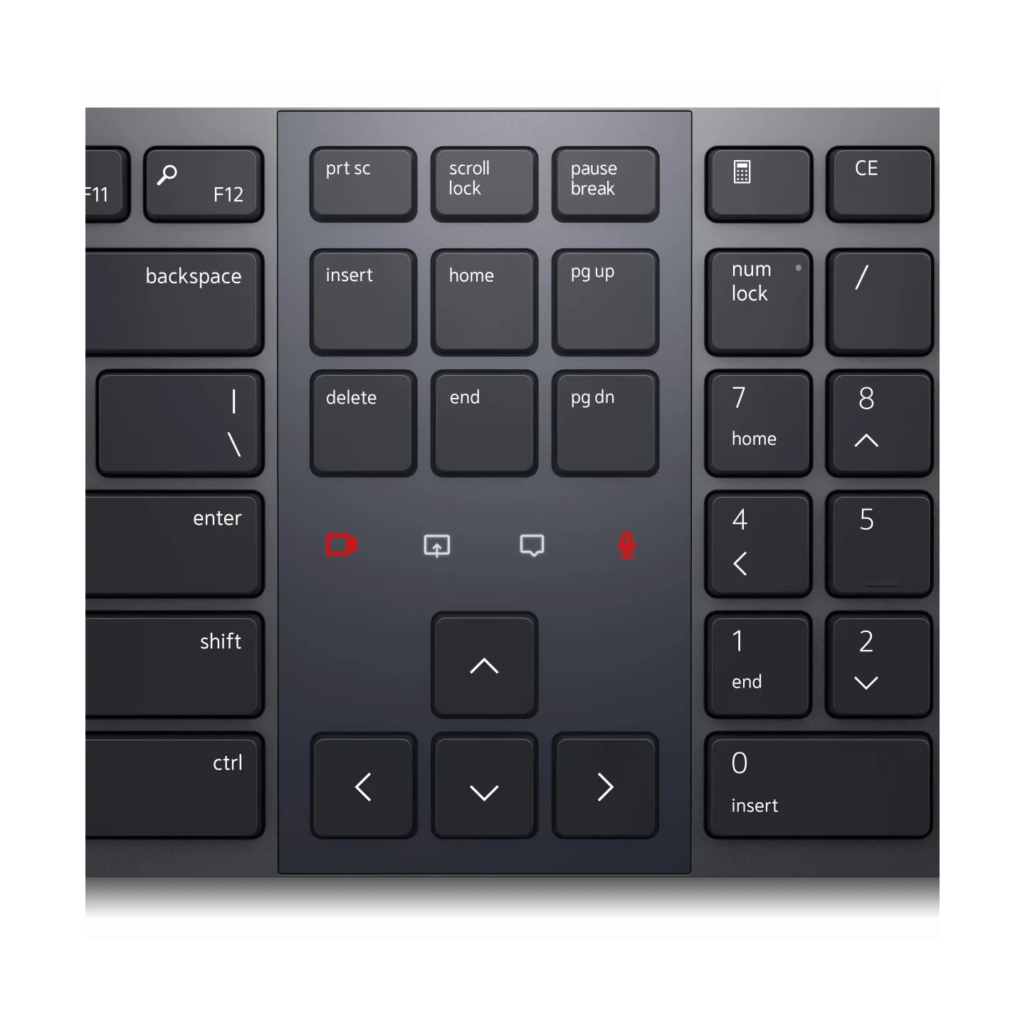 Dell Premier Collaboration Keyboard - KB900 - US International / 580-BBDH