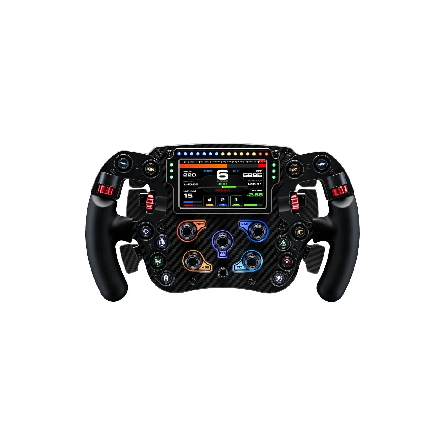 Simagic FX PRO 290 mm Steering Wheel, QR50, Shifters + Dual Clutch, S203