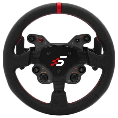 Simagic GT1 Round Steering Wheel 330 mm, Shifters, QR70, leather, S209