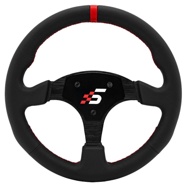 Simagic Round Steering Wheel 330 mm, without HUB, leather