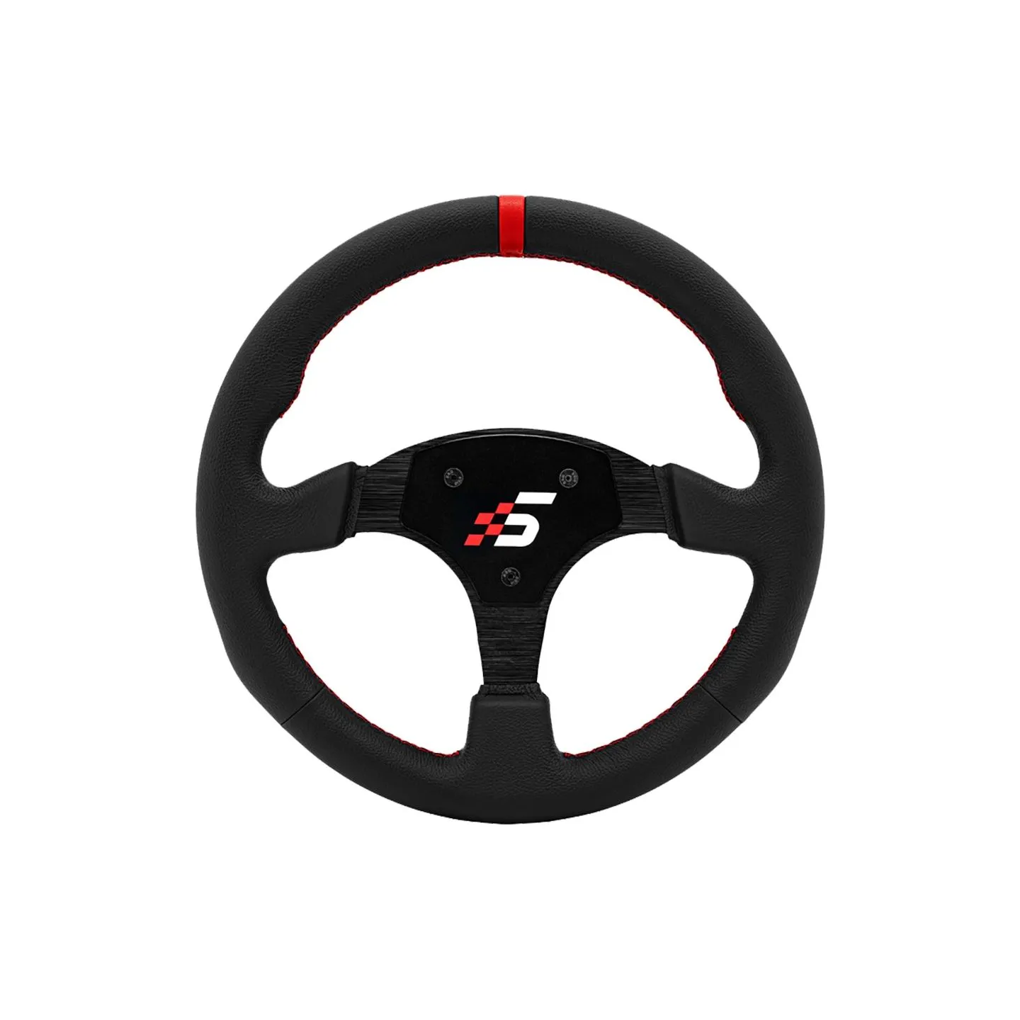 Simagic Round Steering Wheel 330 mm, without HUB, leather