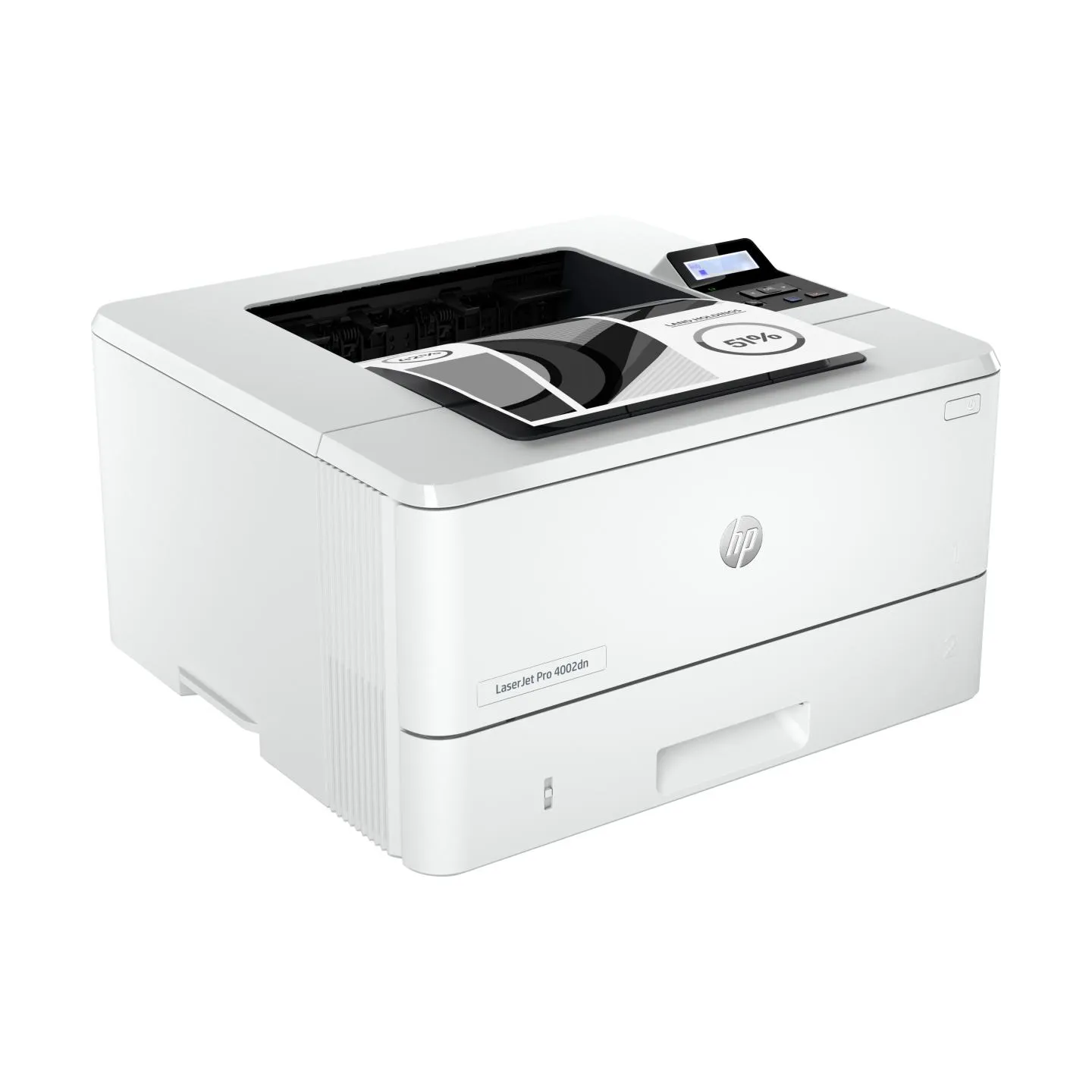 HP LaserJet Pro 4002dn Printer - A4 Mono Laser, Print, Automatic Document Feeder, Auto-Duplex, LAN, 40ppm, 750-4000 pages per mo