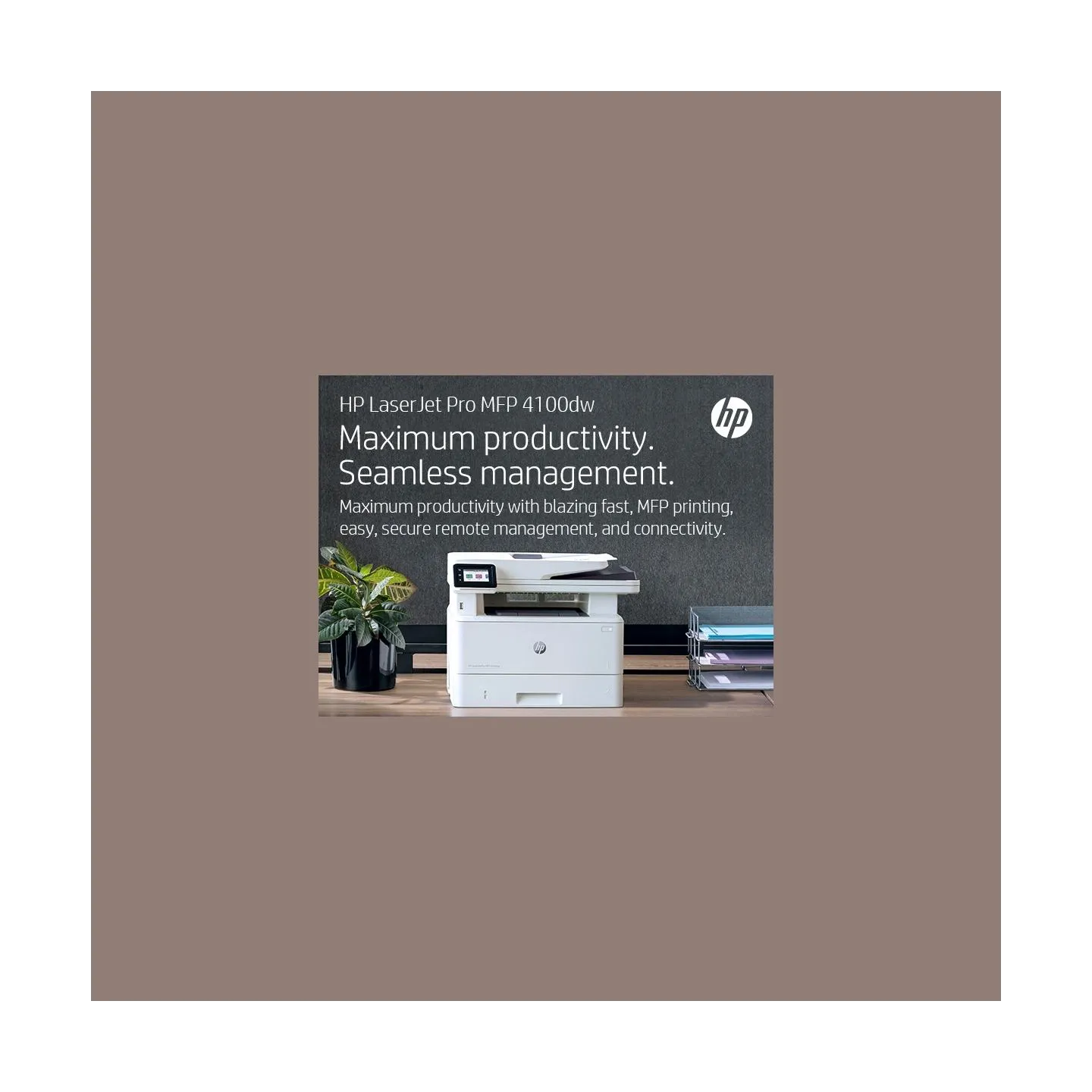 HP LaserJet Pro 4002dn Printer - A4 Mono Laser, Print, Automatic Document Feeder, Auto-Duplex, LAN, 40ppm, 750-4000 pages per mo