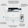 HP LaserJet Pro 4002dn Printer - A4 Mono Laser, Print, Automatic Document Feeder, Auto-Duplex, LAN, 40ppm, 750-4000 pages per mo