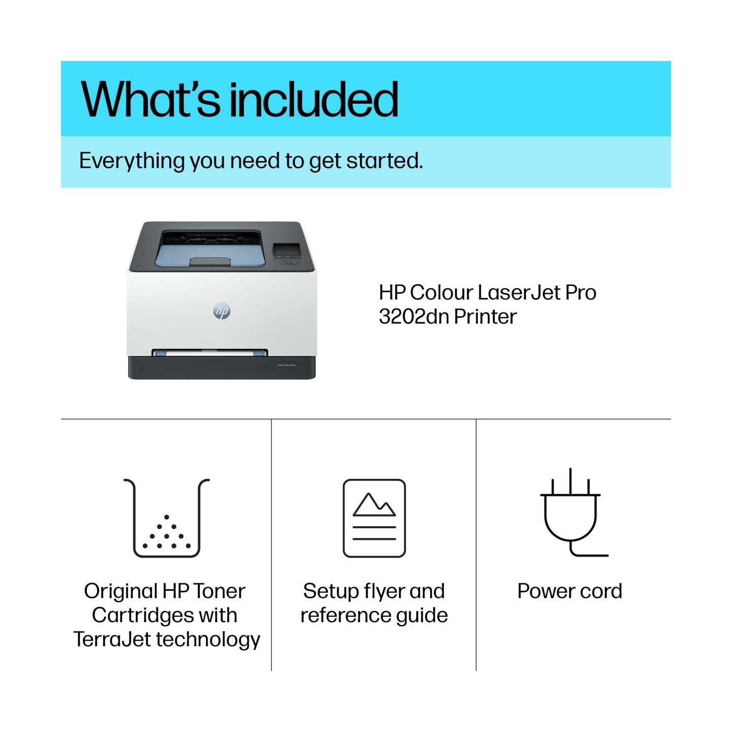 HP Color LJ Pro 3202dn 25ppm Printer