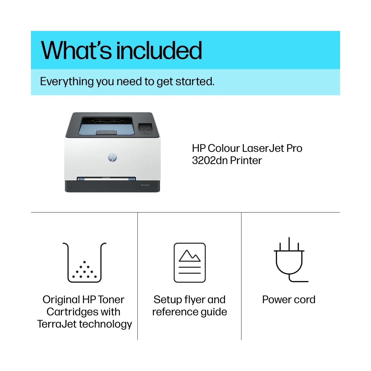 HP Color LJ Pro 3202dn 25ppm Printer