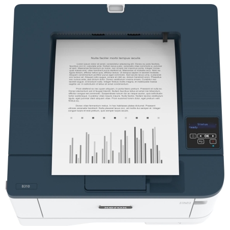 Xerox B310DNI A4 mono printer 40ppm. Duplex, network, wifi, USB, 250 sheet paper tray / B310V_DNI