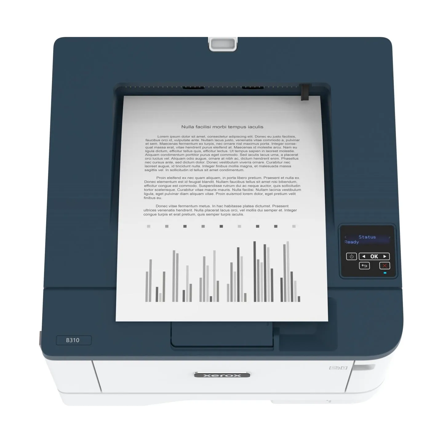 Xerox B310DNI A4 mono printer 40ppm. Duplex, network, wifi, USB, 250 sheet paper tray / B310V_DNI