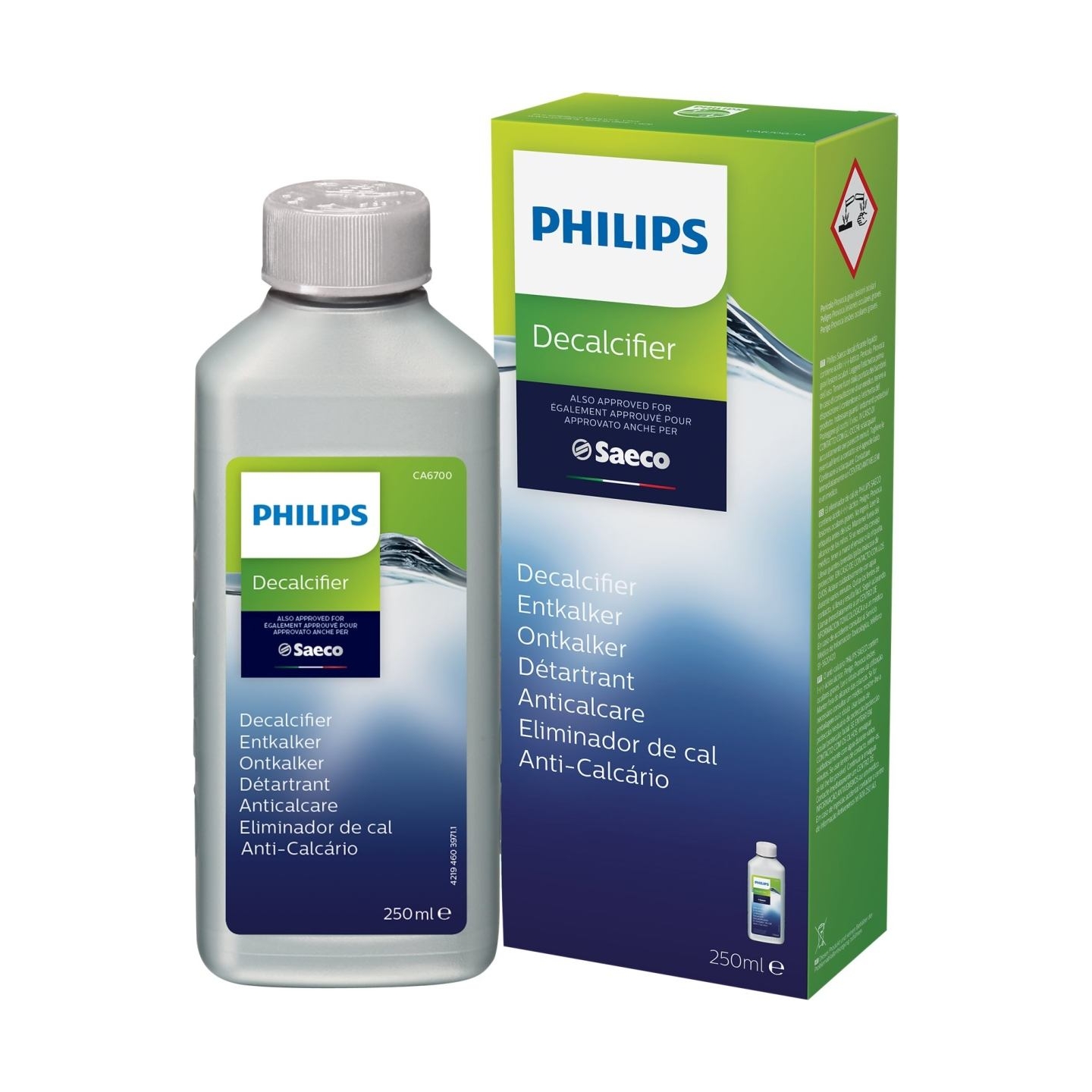 Philips 1 descaling cycle prolong machine lifetime Improves coffee taste / CA6700/10