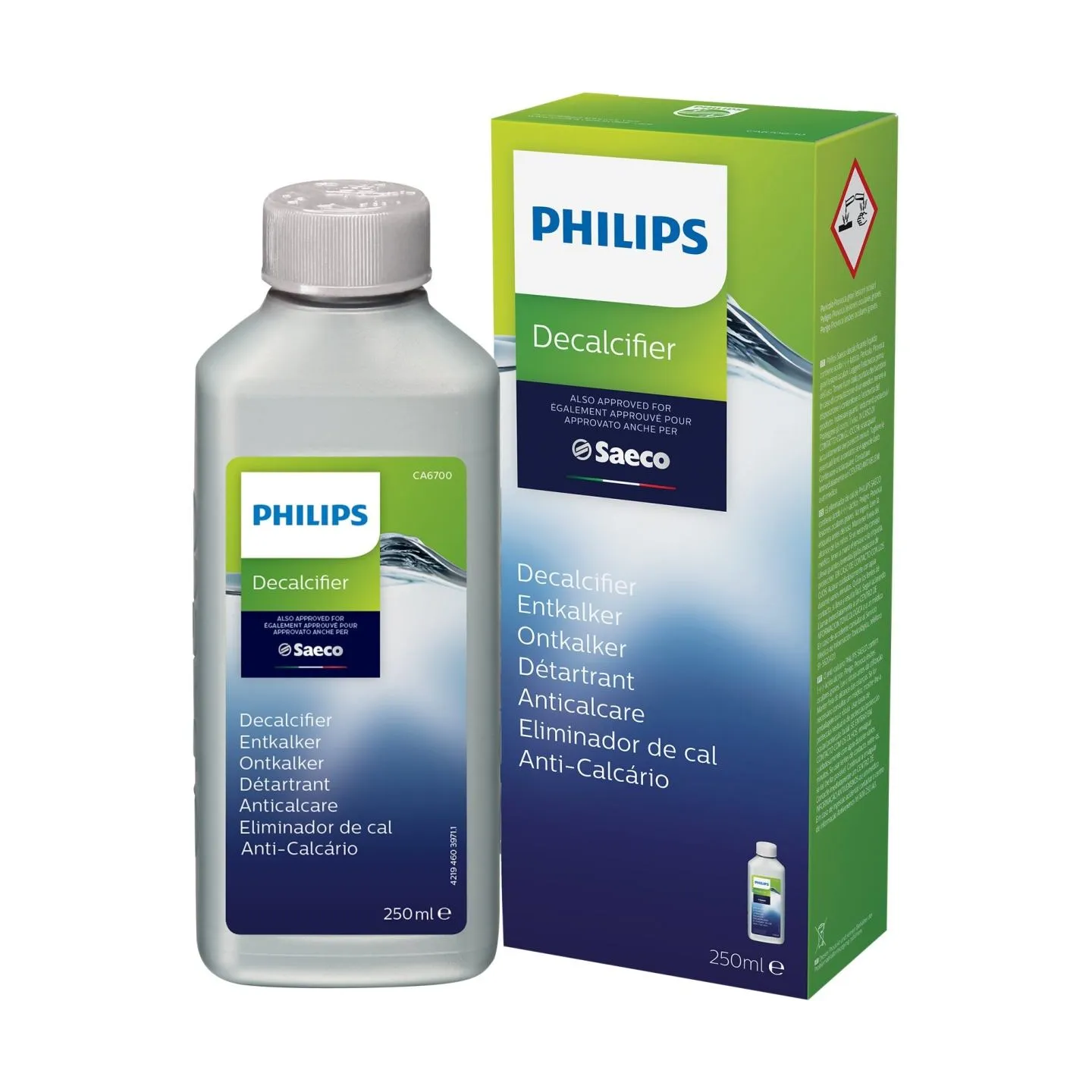 Philips 1 descaling cycle prolong machine lifetime Improves coffee taste / CA6700/10
