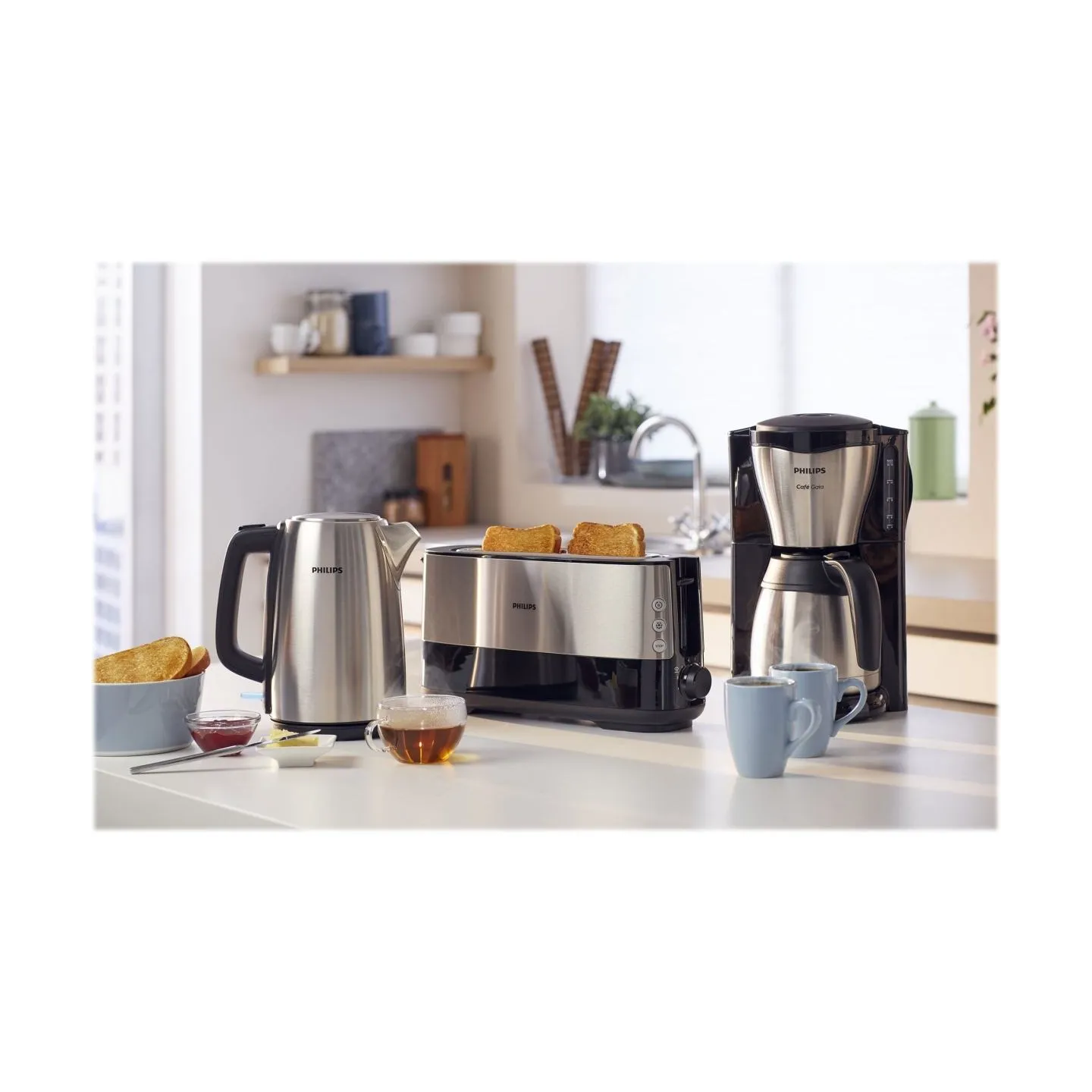 Philips Viva Collection Kettle HD9351/90, 1,7l, Light indicator, Metal / HD9351/90