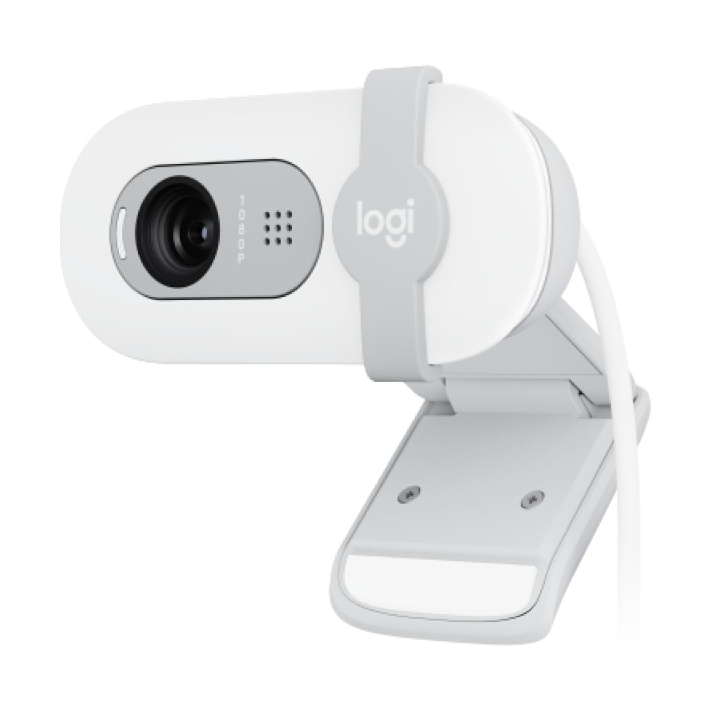 Logitech Brio 100 Full HD Webcam, 2 MP, FHD 1080p, 58°, USB, Off-White / 960-001617