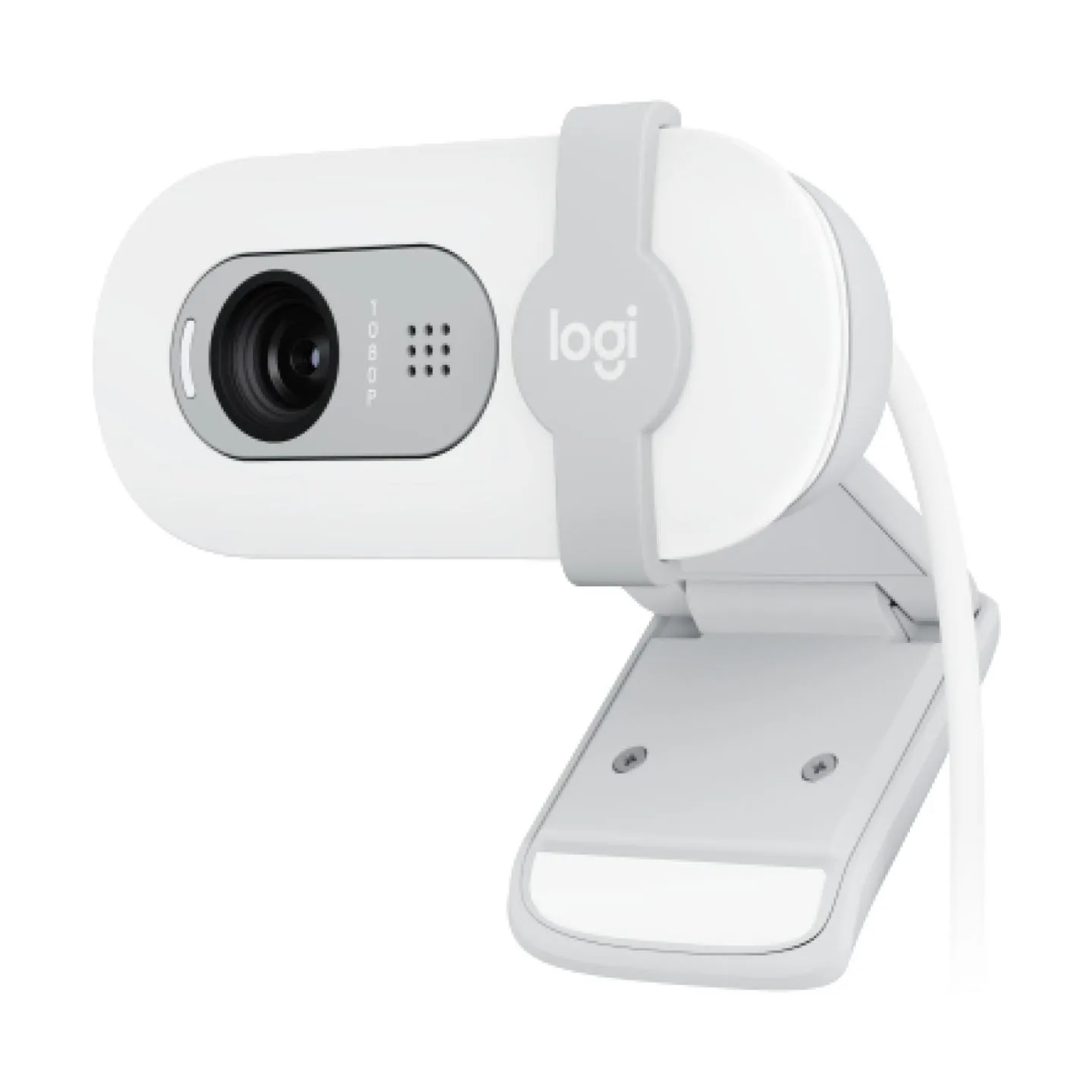 Logitech Brio 100 Full HD Webcam, 2 MP, FHD 1080p, 58°, USB, Off-White / 960-001617