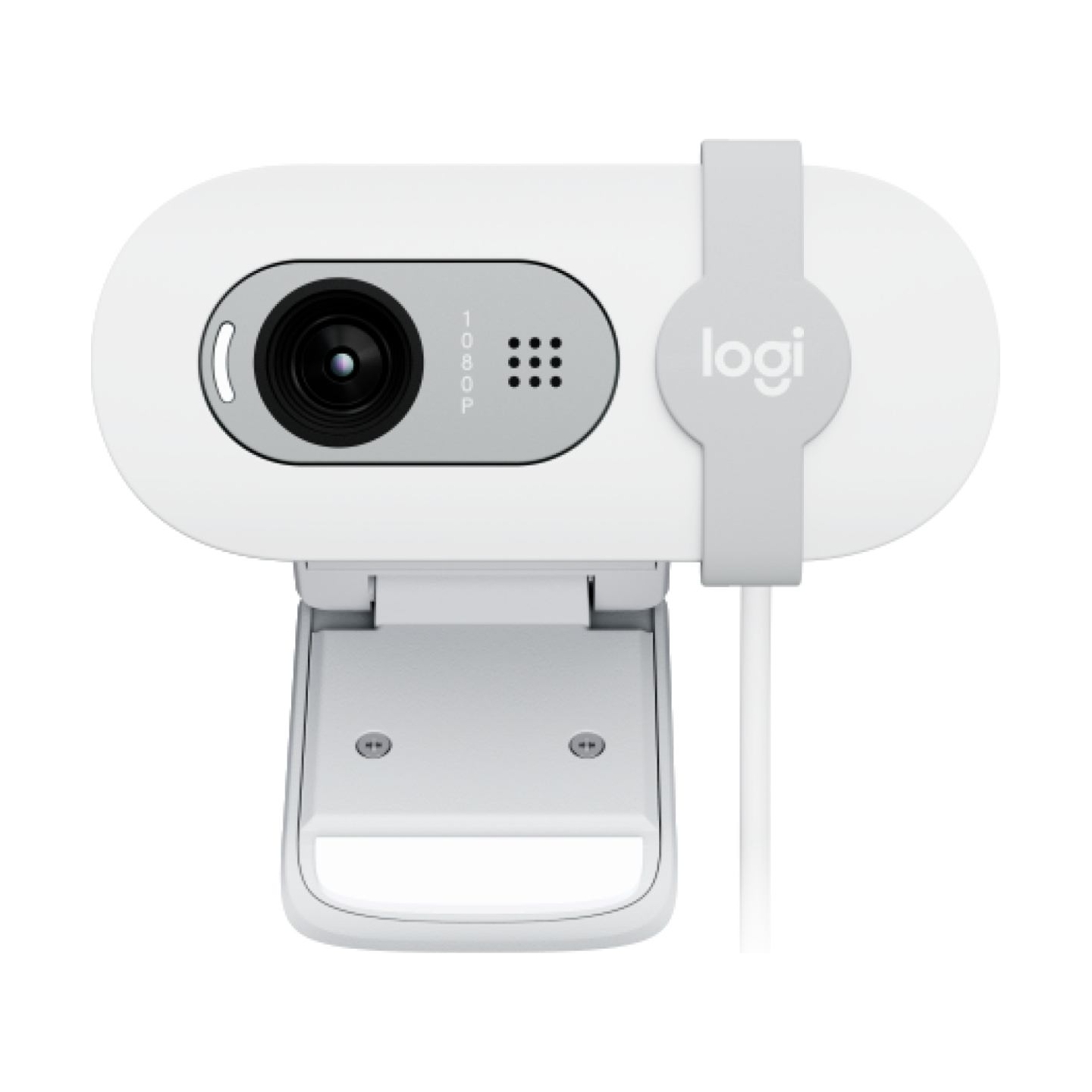 Logitech Brio 100 Full HD Webcam, 2 MP, FHD 1080p, 58°, USB, Off-White / 960-001617