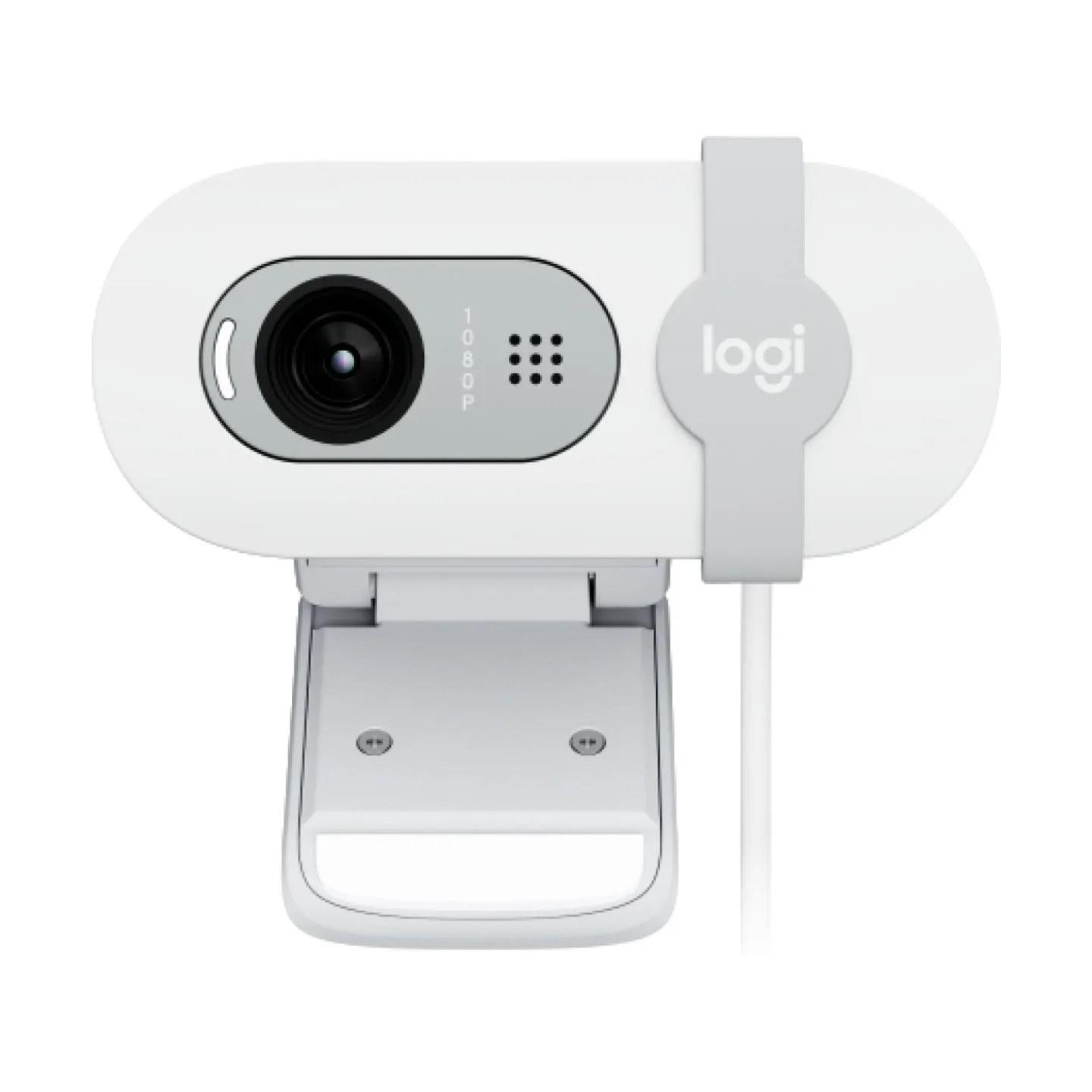 Logitech Brio 100 Full HD Webcam, 2 MP, FHD 1080p, 58°, USB, Off-White / 960-001617