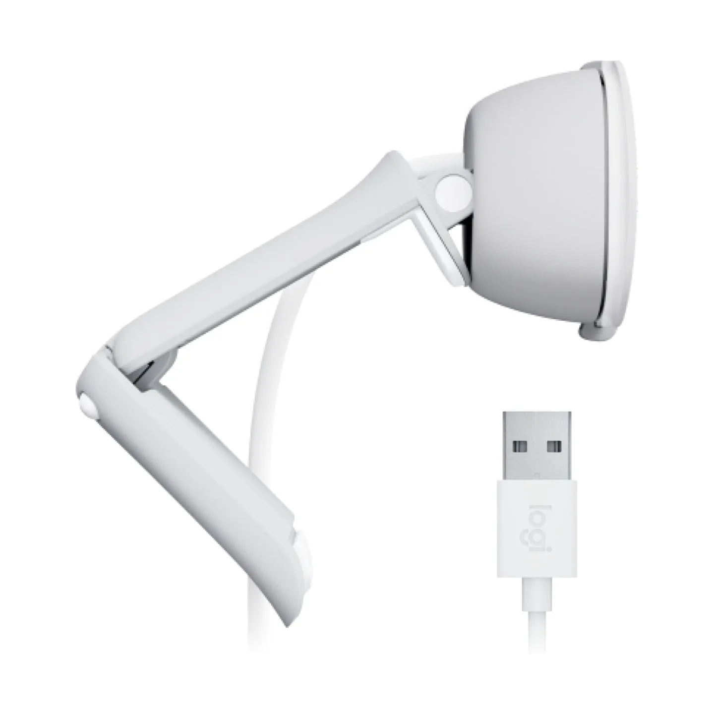 Logitech Brio 100 Full HD Webcam, 2 MP, FHD 1080p, 58°, USB, Off-White / 960-001617