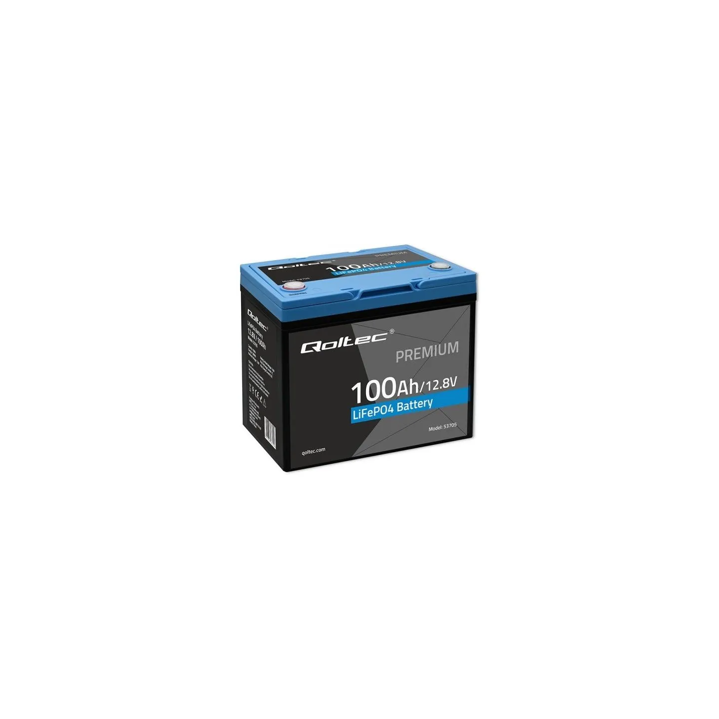 Qoltec 53705 LiFePO4 battery / 100Ah