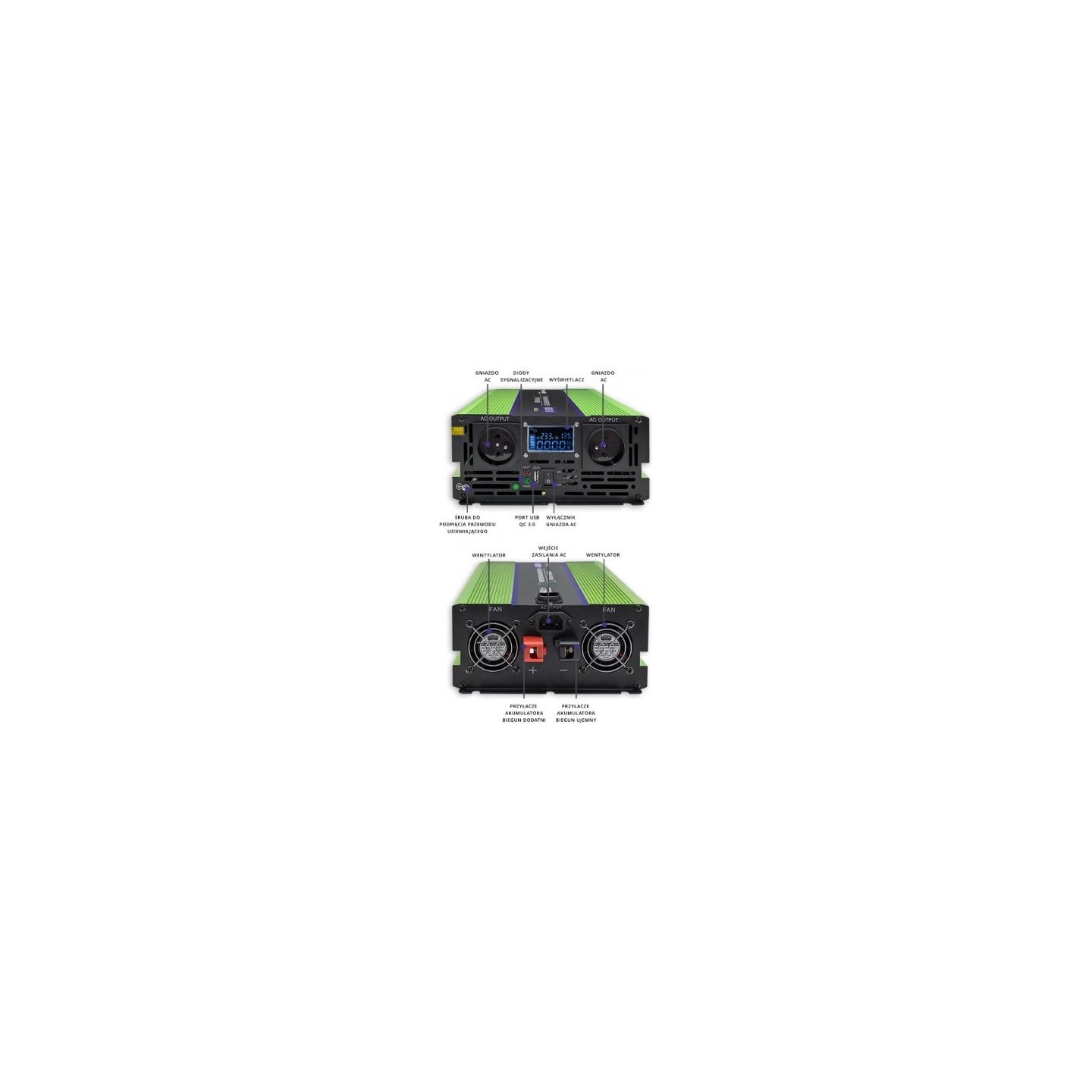 Qoltec 51943 Pure Sine Wave Inverter