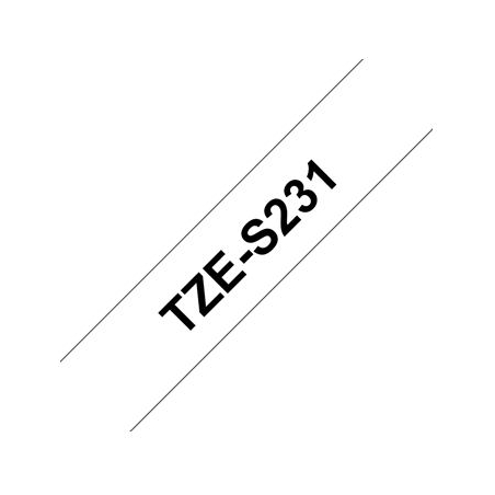 Brother TZES231 strong bk/wh 12mm 8m