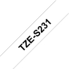 Brother TZES231 12 BLACK ON WHITE STR