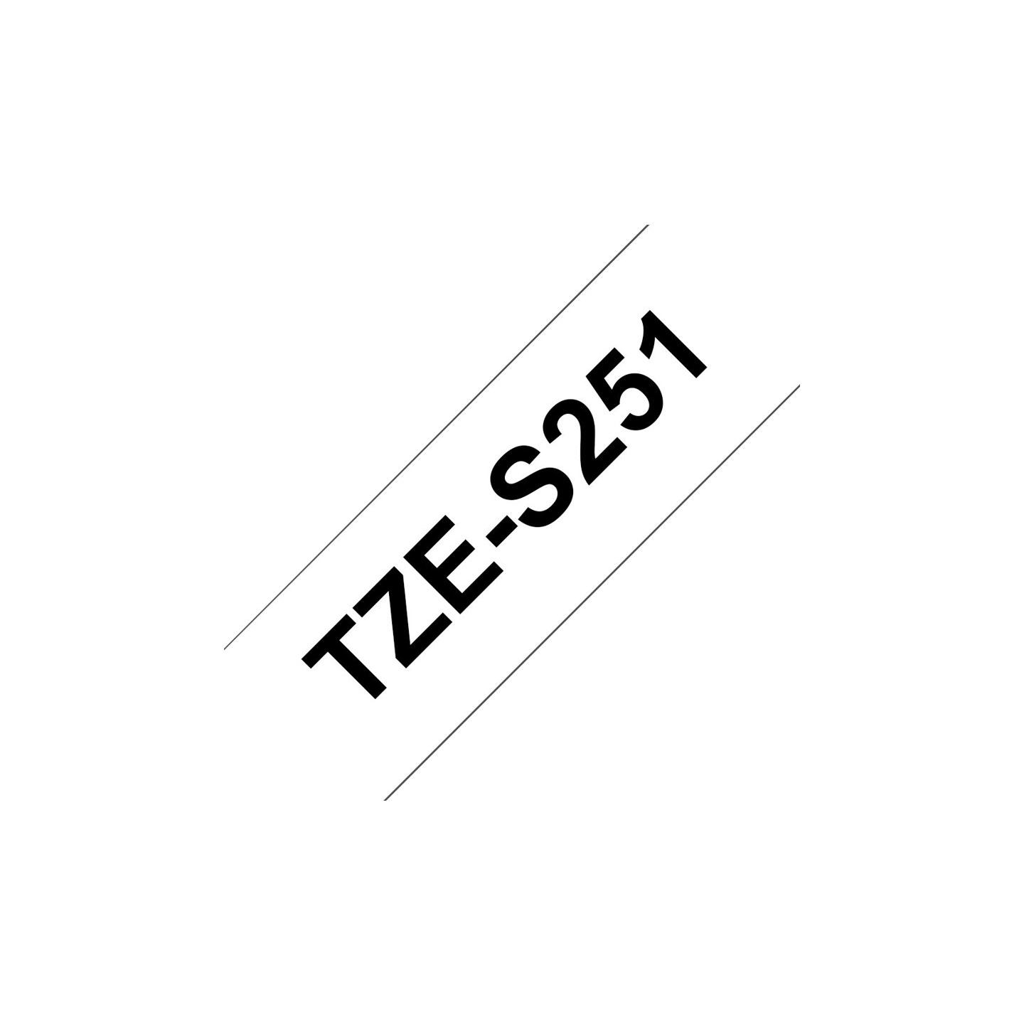Brother TZES251 strong bk/wh 24mm 8m