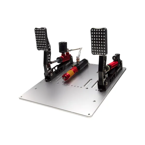 Simagic Crimson Edition Hydraulic (Dual) Pedal Set, 100 kg Load‑Cell, S311