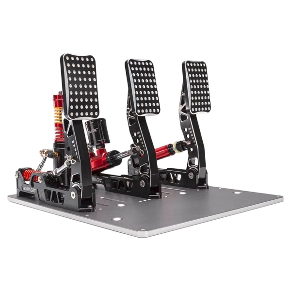 Simagic Hydraulic 3‑Pedal Set with 200 kg Load Cell, S310